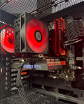 Custom Gaming PC with red RGB lighting – RTX 3060